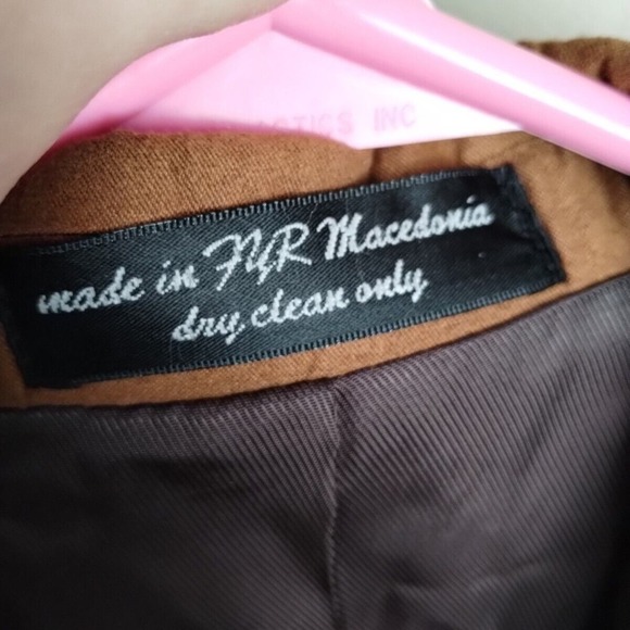 Chereskin Blazer Mens Sport Coat Brown 42R 3 Button Classic Retro Formal - Picture 9 of 10